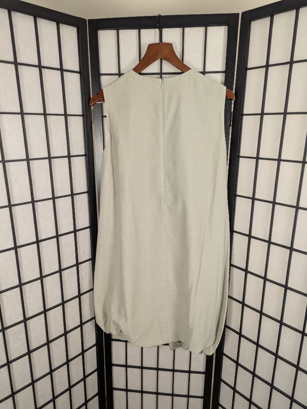 COS Bubble Hem Dress | Size 6 | Lyocell Blend | Architectural Cocoon - Picture 4 of 7
